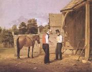 William Sidney Mount The Horse Dealers (mk09) USA oil painting artist